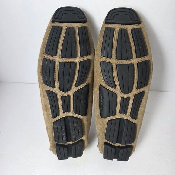 Bruno Magli Morotta Slip On Loafers Suede Mens Sand Size 10.5